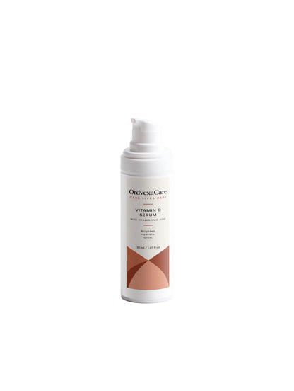 Ordvexa Care Brightening Vitamin C Serum with Hyaluronic Acid, 1 fl oz